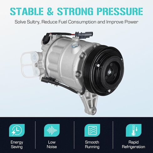 AC Compressor for Chevrolet Impala 2.5L 16-18, Impala 3.6L 14-20, Equinox 3.6L 16 17, for GMC Terrain 3.6 15-17, for Cadillac XTS 3.6 13-19, for Buick LaCrosse 3.6 13-16, Air Condition replacement in Saudi Arabia