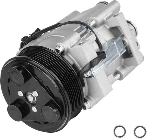 A/C Compressor with Clutch Fits for Dodge Ram 2500 5.9L 2006-2009 & 6.7L 2007-2009, for Ram 3500 5.9L 2006 2007 & 6.7L 2007-2009, 1110902, 55111411AD, Air Condition automotive replacement in Saudi Arabia