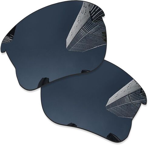 4 أزواج من العدسات البديلة لنظارات Oakley Flak Jacket XLJ OO9009/Flak Jacket XLJ Asian Fit (AF) - أسود + فضي تيتانيوم + أزرق ثلجي + أحمر ناري in Saudi Arabia