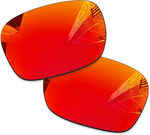 4 أزواج من العدسات البديلة المستقطبة لنظارة شمسية Oakley Double Edge OO9380 - أسود + فضي تيتانيوم + أزرق ثلجي + أحمر ناري in Saudi Arabia