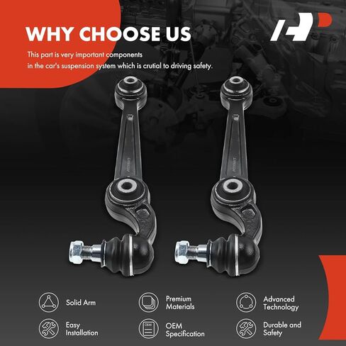A-Premium 2 x Front Forward Lower Control Arm, with Ball Joint & Bushing, Compatible with Ford Fusion 2006-2007, Mazda 6 2003-2008, Lincoln MKZ 2007, Zephyr 2006, Mercury Milan 2006-2007 in Saudi Arabia