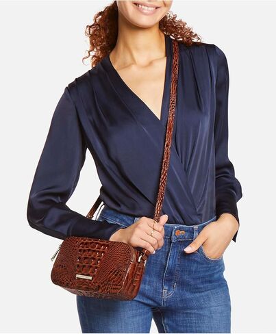 Chocolate Flashback Crossbody by BRAHMIN in Saudi Arabia