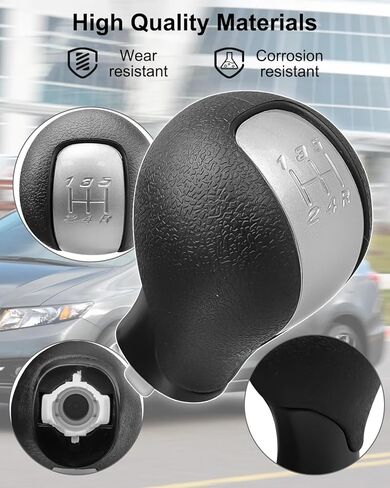5 Speed Shift Knob Replace 54102-TR0-A03ZB Fit for Honda Civic 2012 2013 2014 2015, 5 Speed Manual Gear Lever Adapter in Saudi Arabia