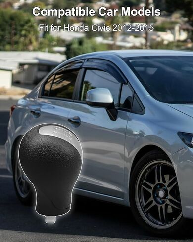 5 Speed Shift Knob Replace 54102-TR0-A03ZB Fit for Honda Civic 2012 2013 2014 2015, 5 Speed Manual Gear Lever Adapter in Saudi Arabia