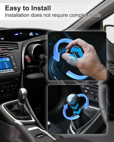 5 Speed Shift Knob Replace 54102-TR0-A03ZB Fit for Honda Civic 2012 2013 2014 2015, 5 Speed Manual Gear Lever Adapter in Saudi Arabia