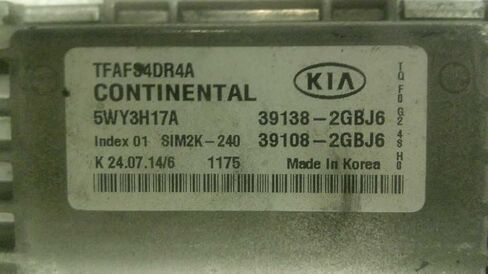 Engine ECM Control Module Fits 2015 15 Compatible with KIA Compatible with Optima 39108-2GBJ6 391082GBJ6 in Saudi Arabia