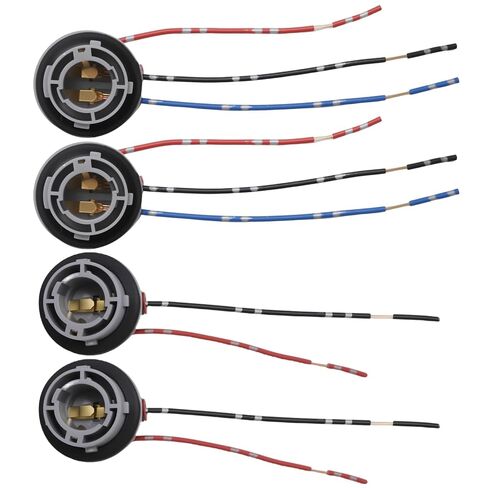 4Pack Rugged 1156 BA15S and 1157 BAY15D Sockets, Replacement Lampholder for Automotive Turn Signal, Brake and Tail Light Wiring Plugs in Saudi Arabia