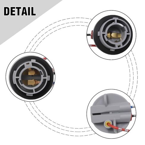 4Pack Rugged 1156 BA15S and 1157 BAY15D Sockets, Replacement Lampholder for Automotive Turn Signal, Brake and Tail Light Wiring Plugs in Saudi Arabia