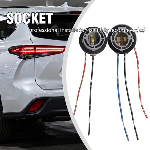 4Pack Rugged 1156 BA15S and 1157 BAY15D Sockets, Replacement Lampholder for Automotive Turn Signal, Brake and Tail Light Wiring Plugs in Saudi Arabia