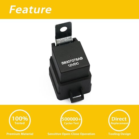 1 Packs 56007078AB Relay, 12V 40A 5 Pins, Automotive Relay in Saudi Arabia
