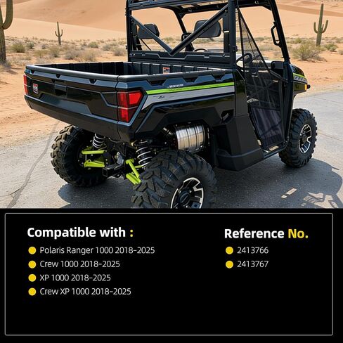 Dasbecan UTV Ranger LED Tail Lights Compatible with Polaris Ranger 1000 XP/Crew 2018 2019 2020 2022 Rear Brake Stop Running Lamps OEM 2413766 2413767 Pair Red in Saudi Arabia