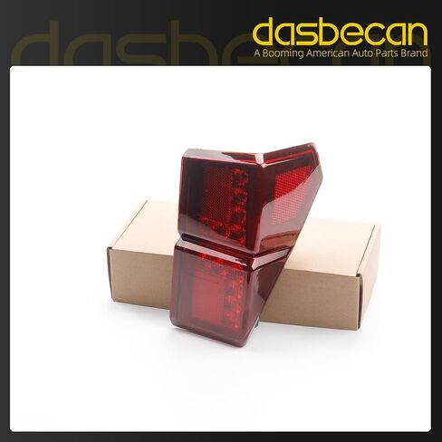 Dasbecan UTV Ranger LED Tail Lights Compatible with Polaris Ranger 1000 XP/Crew 2018 2019 2020 2022 Rear Brake Stop Running Lamps OEM 2413766 2413767 Pair Red in Saudi Arabia