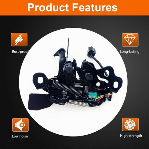 Hood Latch Compatible with 2016-2021 Titan Front Hood Lock Actuator with Intelligent Key in Saudi Arabia