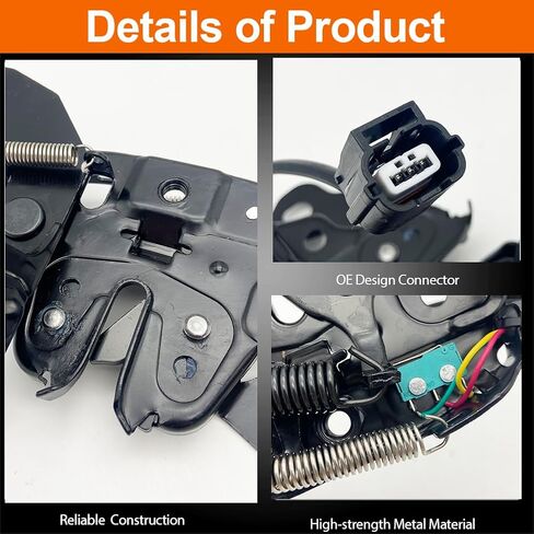 Hood Latch Compatible with 2016-2021 Titan Front Hood Lock Actuator with Intelligent Key in Saudi Arabia