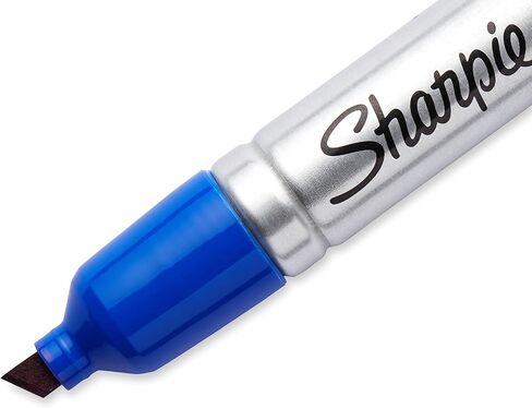 شاربي 15003 قلم تحديد دائم مقاس كينج، أزرق، 12 قطعة in Kuwait