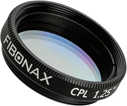 FIBONAX CPL Telescope Filter, Optical Glass Multi-Layer Coating, Waterproof and Scratch-Resistant, Compatible with 1.25 inch Telescope eyepieces or Electronic eyepieces, Circular Polarizer Filter in Kuwait