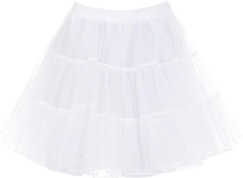 المرأة 50s خمر التنورة الداخلية ألف خط كرينولين روكابيلي توتو تنورة S-3XL in Kuwait