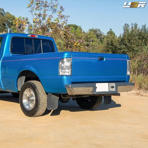 USR UNIQUE STYLE RACING 93-97 Ranger Pick-Up Tail Light - زوج مصابيح الذيل (يسار + يمين) متوافق مع شاحنة Ford Ranger PickUp 1993-1997 جميع الموديلات الجيل الثاني (عدسة واضحة مع مصابيح ملونة) in Saudi Arabia