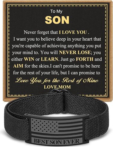 هدايا عيد الميلاد السنوية لأعياد الميلاد للرجال والأولاد، هدايا مجوهرات سوار العلم الأمريكي in Kuwait