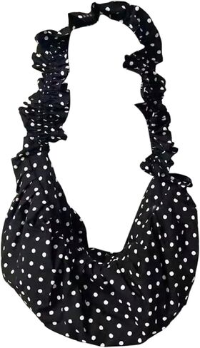 SweatyRocks Polka Dots Crossbody Bags for Women Floppy Dumpling Bag Tote Shoulder Bag in Saudi Arabia