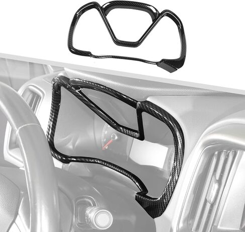 Jimen متوافق مع شيفروليه كولورادو/جي إم سي كانيون 2014-2022، غطاء لوحة أجهزة القياس (ألياف الكربون) in Kuwait