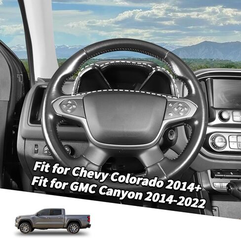 Jimen متوافق مع شيفروليه كولورادو/جي إم سي كانيون 2014-2022، غطاء لوحة أجهزة القياس (ألياف الكربون) in Kuwait