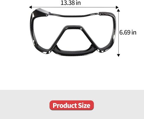 Jimen متوافق مع شيفروليه كولورادو/جي إم سي كانيون 2014-2022، غطاء لوحة أجهزة القياس (ألياف الكربون) in Kuwait