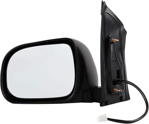 Passenger Side Mirror Compatible with 2004-2010 Toyota Sienna 3Pins with Power Glass Manual Folding Black Right Side View Mirrors Replace TO1321201 in Saudi Arabia