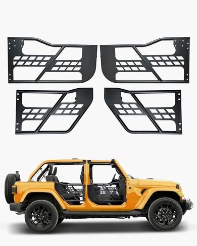 مرايا جانبية لباب أنبوب VEVOR، متوافقة مع جيب رانجلر CJ7 YJ TJ JK JL/Gladiator JT/Cherokee XJ، مرايا رؤية جانبية معتمدة من DOT لأبواب نصف أنبوبية، أعلى/أسفل/يسار/يمين قابلة للتعديل، زوج واحد in Saudi Arabia
