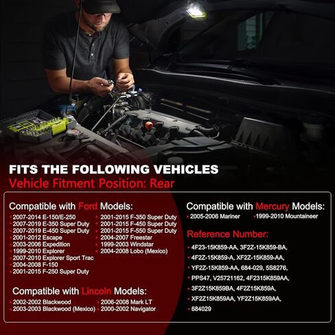 3F2Z15K859BA Rear Backup Reverse Parking Aid Assist Sensor Compatible with Select Ford Lincoln Mercury Models F150 F250 F350 F450 F550 Super Duty Escape Explorer Marine in Kuwait