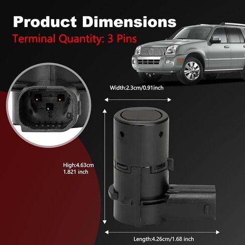 3F2Z15K859BA Rear Backup Reverse Parking Aid Assist Sensor Compatible with Select Ford Lincoln Mercury Models F150 F250 F350 F450 F550 Super Duty Escape Explorer Marine in Kuwait