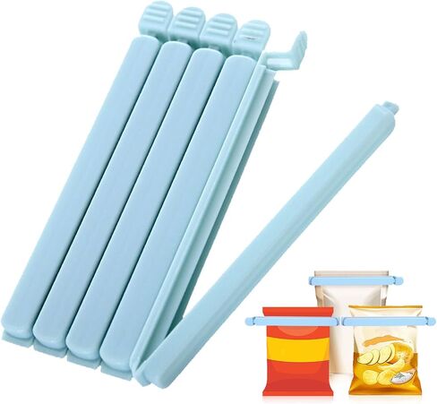 Snack Clips for Bags Set-Food Clips Set, Reusable Chip Clip for Food Storage, with Food, Kitchen and Home in Saudi Arabia