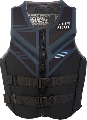 Jetpilot Cause Neoprene Coast Guard Approved Life Jacket PFD-Black – S in Kuwait