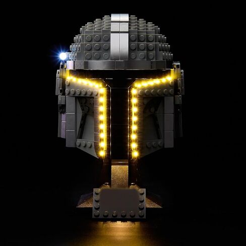 Kyglaring LED Light Kit for Mandalorian Lego Set, Lights Set Designed for Lego The Mandalorian Building Model Kit - Without Lego Helmet 75328 Set (Classic Version) in Kuwait