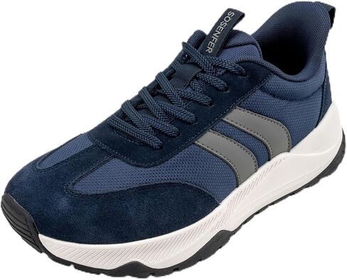 أحذية الجري Sosenfer Trail للرجال - أحذية رياضية ذات مقدمة واسعة، نمط حافي القدمين، أحذية مشي بدون استخدام اليدين، أحذية عمل مسامية غير قابلة للانزلاق لدعم المشي لمسافات طويلة للسفر في الهواء الطلق in Kuwait