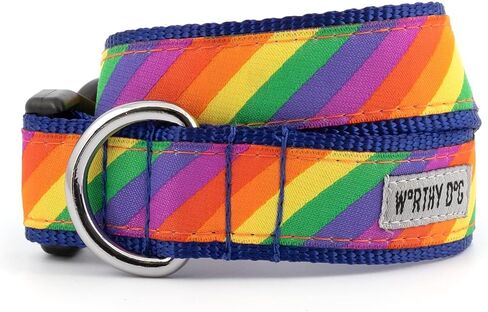 THE WORTHY DOG Collar for Small Dogs, Adjusts 6-12 inches, Durable Nylon Webbing, Quick Release Buckle, Garden Party Pattern, Pink, X-Small in Saudi Arabia