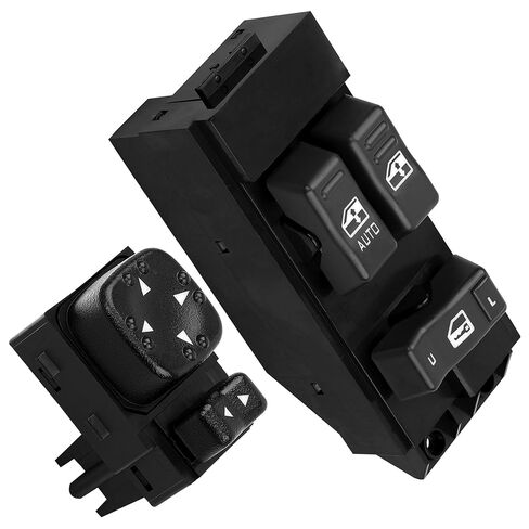 Power Window Switch Driver Side Window & Door Lock & Mirror Switch | Fit for 2000-2002 Chevy Silverado GMC Sierra 1500 2500 3500 2-Door | Replaces# 15047637, 15045085 in Saudi Arabia