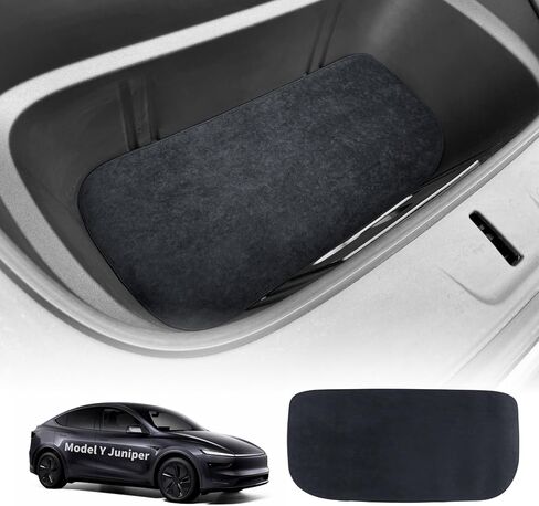 KUNGKIC for 2025 2026 Tesla Model Y Juniper Frunk Mat Custom Flannel Trunk Cargo Liner Mat All Weather Interior Accessories Non-Slip in Saudi Arabia