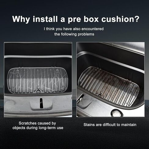KUNGKIC for 2025 2026 Tesla Model Y Juniper Frunk Mat Custom Flannel Trunk Cargo Liner Mat All Weather Interior Accessories Non-Slip in Saudi Arabia