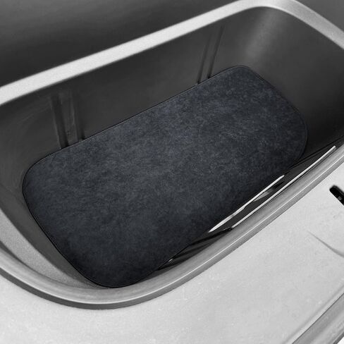 KUNGKIC for 2025 2026 Tesla Model Y Juniper Frunk Mat Custom Flannel Trunk Cargo Liner Mat All Weather Interior Accessories Non-Slip in Saudi Arabia