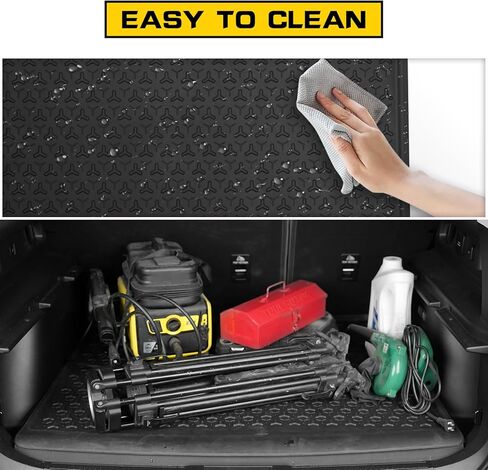 Cargo Mats for Ford Bronco Sport 2021-2024, TPE Rubber Trunk Mat Cargo Liner Compatible with Ford Bronco Sport 2022 2023, Heavy Duty Rear Trunk Tray Cargo Liner (Not for Bronco in Kuwait