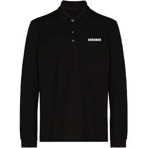 Mens Polo Shirts Coroner Embroidered Long Sleeve Polo Shirt Cotton Tennis Shirts for Men in Saudi Arabia