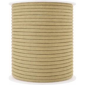 Mandala Crafts 3mm Black Replacement Drawstring Cords Macrame Rope in Kuwait