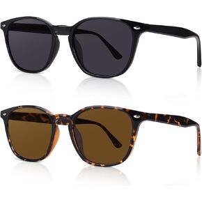 DrRelax Retro Sunglasses Womens Trendy Round Polarized Shades Sun Glasses in Saudi Arabia