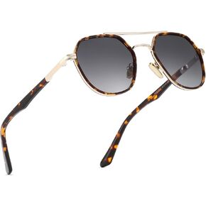 نظارات شمسية أفياتور مستقطبة للنساء والرجال، كلاسيكية وعصرية، حماية من الأشعة فوق البنفسجية، نظارة معدنية بذراع من الأسيتات in Kuwait