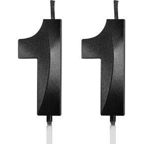 Number 18 Birthday Candles, 1.96 Inch Happy Birthday Cake Candles Cupcakes Topper Decoration for Birthday Party Wedding Anniversary Celebration Supplies (Black) in Saudi Arabia