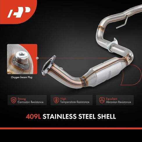 A-Premium Catalytic Converter Kit Direct-Fit Compatible with Chevrolet Silverado 1500 Classic, Suburban 1500 2500 & GMC Yukon XL 1500, Sierra 1500 Classic & Cadillac Escalade ESV EXT, E.P.A. Compliant in Saudi Arabia