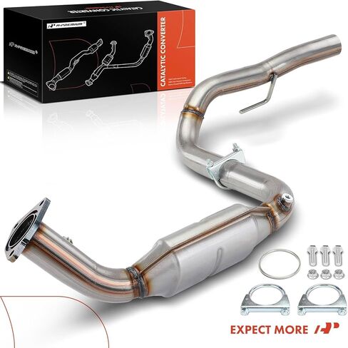A-Premium Catalytic Converter Kit Direct-Fit Compatible with Chevrolet Silverado 1500 Classic, Suburban 1500 2500 & GMC Yukon XL 1500, Sierra 1500 Classic & Cadillac Escalade ESV EXT, E.P.A. Compliant in Saudi Arabia