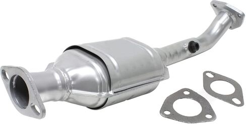 Garage-Pro Rear Left Direct-Fit Catalytic Converter Kit Replacement for Nissan Pathfinder 1996-2004, Infiniti QX4 1997-2003 3.3L, 3.5L Undercar 46-State Legal in Saudi Arabia