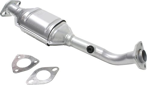 Garage-Pro Rear Left Direct-Fit Catalytic Converter Kit Replacement for Nissan Pathfinder 1996-2004, Infiniti QX4 1997-2003 3.3L, 3.5L Undercar 46-State Legal in Saudi Arabia